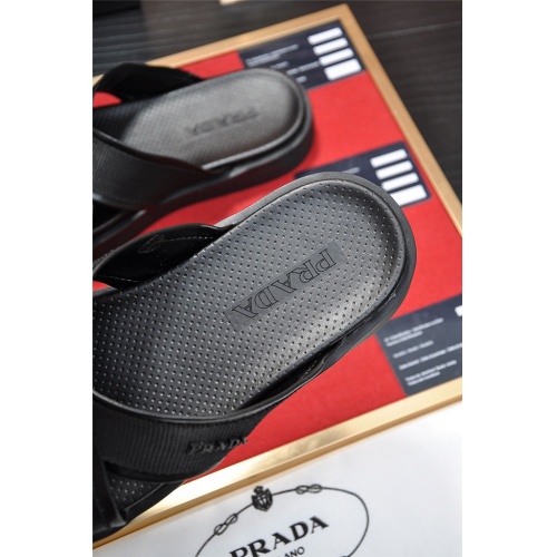 Cheap Prada Fashion Slippers For Men #483443 Replica Wholesale [$56.00 USD] [ITEM#483443] on Replica Prada Slippers