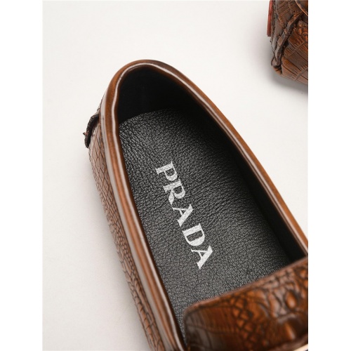 Cheap Prada Leather Shoes For Men #483450 Replica Wholesale [$80.00 USD] [ITEM#483450] on Replica Prada Leather Shoes