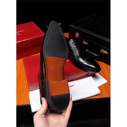 Cheap Salvatore Ferragamo SF Leather Shoes For Men #484282 Replica Wholesale [$97.00 USD] [ITEM#484282] on Replica Salvatore Ferragamo Leather Shoes