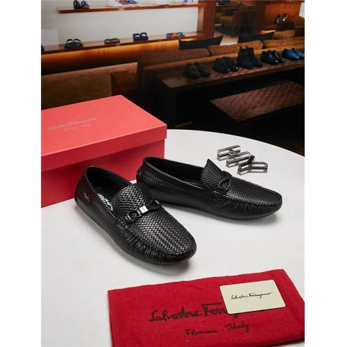 Cheap Salvatore Ferragamo SF Leather Shoes For Men #484286 Replica Wholesale [$75.00 USD] [ITEM#484286] on Replica Salvatore Ferragamo Leather Shoes