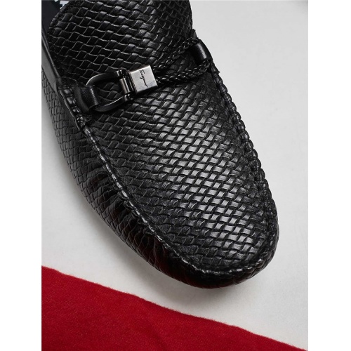 Cheap Salvatore Ferragamo SF Leather Shoes For Men #484286 Replica Wholesale [$75.00 USD] [ITEM#484286] on Replica Salvatore Ferragamo Leather Shoes