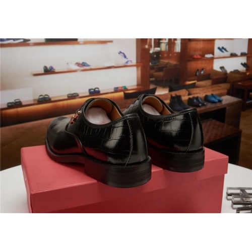Cheap Salvatore Ferragamo SF Leather Shoes For Men #484288 Replica Wholesale [$75.00 USD] [ITEM#484288] on Replica Salvatore Ferragamo Leather Shoes