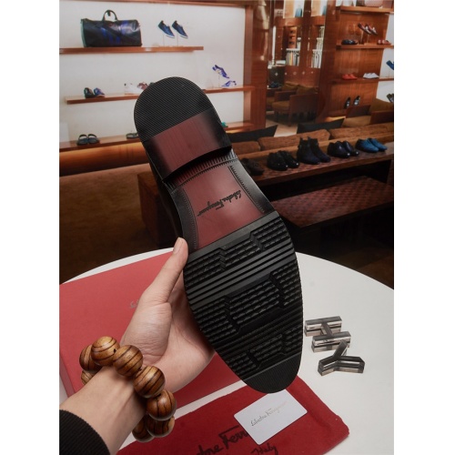 Cheap Salvatore Ferragamo SF Leather Shoes For Men #484288 Replica Wholesale [$75.00 USD] [ITEM#484288] on Replica Salvatore Ferragamo Leather Shoes