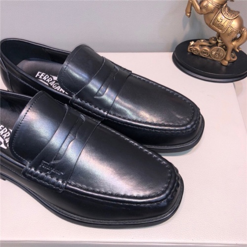Cheap Salvatore Ferragamo SF Leather Shoes For Men #484297 Replica Wholesale [$85.00 USD] [ITEM#484297] on Replica Salvatore Ferragamo Leather Shoes