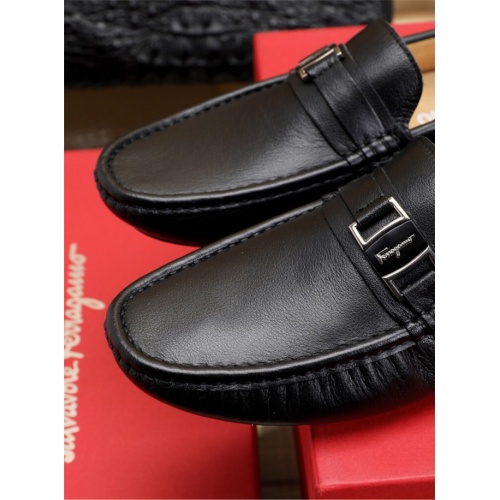Cheap Salvatore Ferragamo SF Leather Shoes For Men #484303 Replica Wholesale [$78.00 USD] [ITEM#484303] on Replica Salvatore Ferragamo Leather Shoes