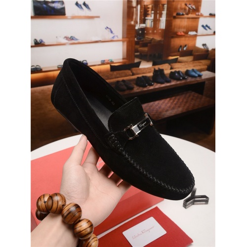 Cheap Salvatore Ferragamo SF Leather Shoes For Men #484304 Replica Wholesale [$78.00 USD] [ITEM#484304] on Replica Salvatore Ferragamo Leather Shoes