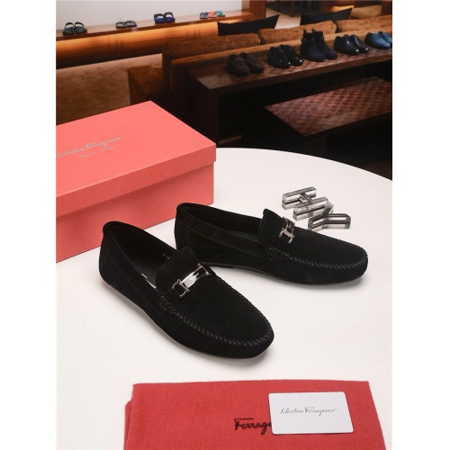 Cheap Salvatore Ferragamo SF Leather Shoes For Men #484304 Replica Wholesale [$78.00 USD] [ITEM#484304] on Replica Salvatore Ferragamo Leather Shoes