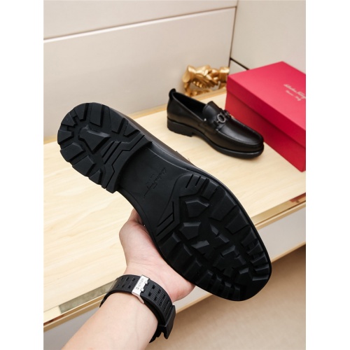 Cheap Salvatore Ferragamo SF Leather Shoes For Men #484305 Replica Wholesale [$80.00 USD] [ITEM#484305] on Replica Salvatore Ferragamo Leather Shoes