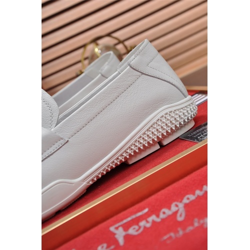 Cheap Salvatore Ferragamo SF Leather Shoes For Men #484307 Replica Wholesale [$80.00 USD] [ITEM#484307] on Replica Salvatore Ferragamo Leather Shoes