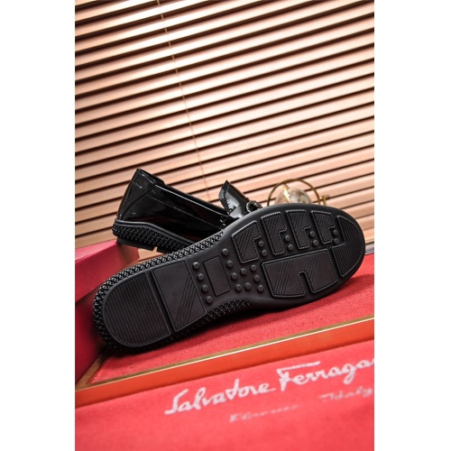 Cheap Salvatore Ferragamo SF Leather Shoes For Men #484308 Replica Wholesale [$80.00 USD] [ITEM#484308] on Replica Salvatore Ferragamo Leather Shoes