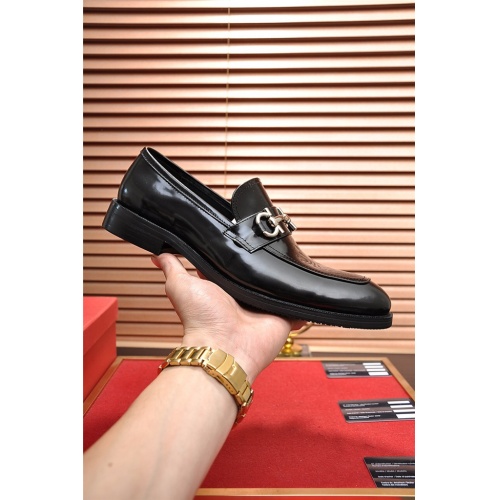 Cheap Salvatore Ferragamo SF Leather Shoes For Men #484309 Replica Wholesale [$82.00 USD] [ITEM#484309] on Replica Salvatore Ferragamo Leather Shoes