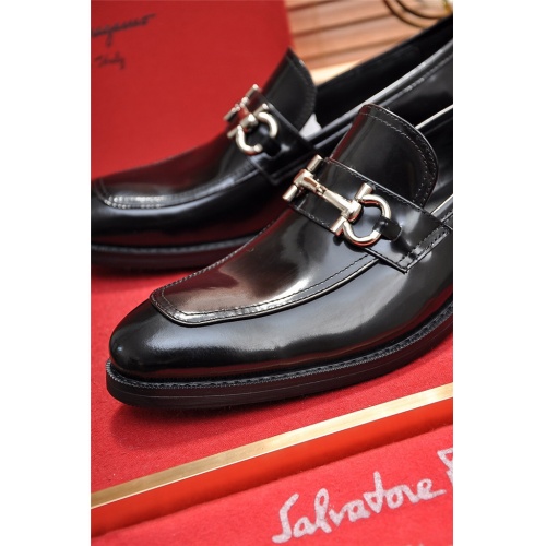 Cheap Salvatore Ferragamo SF Leather Shoes For Men #484309 Replica Wholesale [$82.00 USD] [ITEM#484309] on Replica Salvatore Ferragamo Leather Shoes
