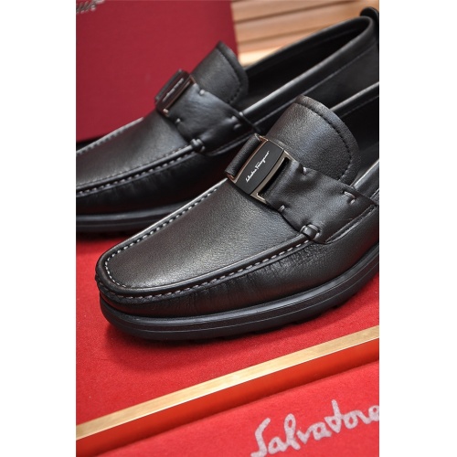 Cheap Salvatore Ferragamo SF Leather Shoes For Men #484313 Replica Wholesale [$92.00 USD] [ITEM#484313] on Replica Salvatore Ferragamo Leather Shoes