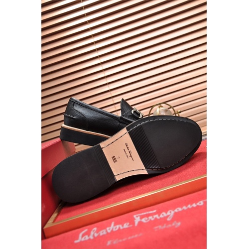 Cheap Salvatore Ferragamo SF Leather Shoes For Men #484316 Replica Wholesale [$99.00 USD] [ITEM#484316] on Replica Salvatore Ferragamo Leather Shoes