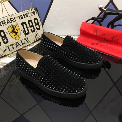Cheap Christian Louboutin CL Shoes For Men #484938 Replica Wholesale [$82.00 USD] [ITEM#484938] on Replica Christian Louboutin Casual Shoes