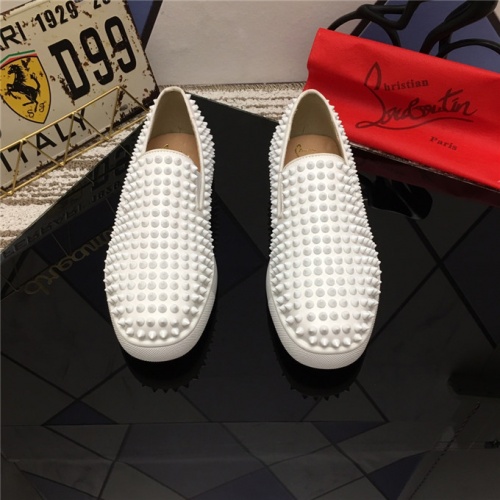 Cheap Christian Louboutin CL Shoes For Women #484952 Replica Wholesale [$82.00 USD] [ITEM#484952] on Replica Christian Louboutin Casual Shoes