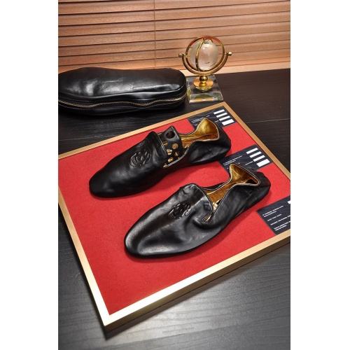 Cheap Alexander McQueen Leather Shoes For Men #485002 Replica Wholesale [$82.00 USD] [ITEM#485002] on Replica Alexander McQueen Casual Shoes