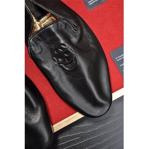 Cheap Alexander McQueen Leather Shoes For Men #485002 Replica Wholesale [$82.00 USD] [ITEM#485002] on Replica Alexander McQueen Casual Shoes