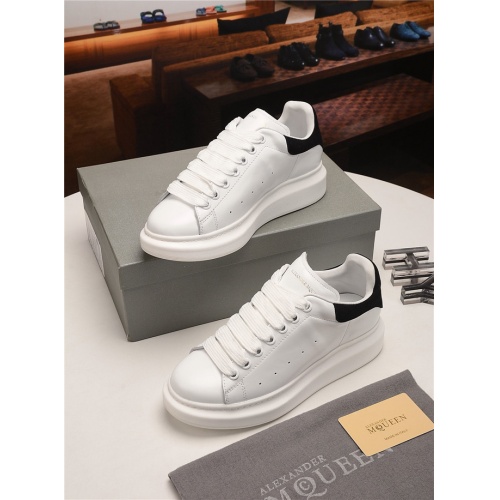 Cheap Alexander McQueen Leather Shoes For Women #485003 Replica Wholesale [$80.00 USD] [ITEM#485003] on Replica Alexander McQueen Casual Shoes