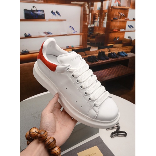 Cheap Alexander McQueen Leather Shoes For Women #485004 Replica Wholesale [$80.00 USD] [ITEM#485004] on Replica Alexander McQueen Casual Shoes