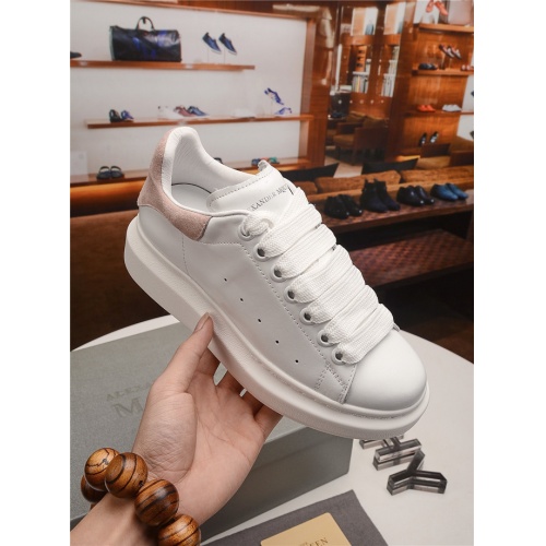 Cheap Alexander McQueen Leather Shoes For Women #485006 Replica Wholesale [$80.00 USD] [ITEM#485006] on Replica Alexander McQueen Casual Shoes