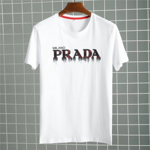 Cheap Prada T-Shirts Short Sleeved For Men #485734 Replica Wholesale [$31.60 USD] [ITEM#485734] on Replica Prada T-Shirts