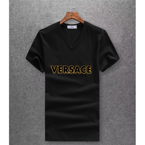 Cheap Versace T-Shirts Short Sleeved For Men #485944 Replica Wholesale [$24.50 USD] [ITEM#485944] on Replica Versace T-Shirts