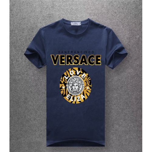 Cheap Versace T-Shirts Short Sleeved For Men #486041 Replica Wholesale [$24.50 USD] [ITEM#486041] on Replica Versace T-Shirts