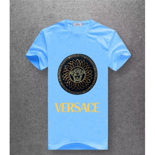 Cheap Versace T-Shirts Short Sleeved For Men #486053 Replica Wholesale [$26.50 USD] [ITEM#486053] on Replica Versace T-Shirts