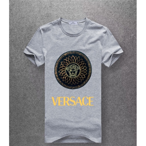Cheap Versace T-Shirts Short Sleeved For Men #486054 Replica Wholesale [$26.50 USD] [ITEM#486054] on Replica Versace T-Shirts