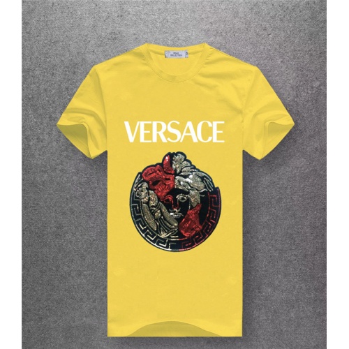 Cheap Versace T-Shirts Short Sleeved For Men #486056 Replica Wholesale [$26.50 USD] [ITEM#486056] on Replica Versace T-Shirts