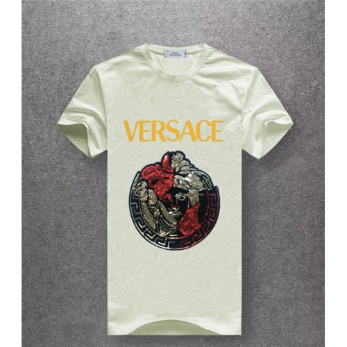 Cheap Versace T-Shirts Short Sleeved For Men #486057 Replica Wholesale [$26.50 USD] [ITEM#486057] on Replica Versace T-Shirts