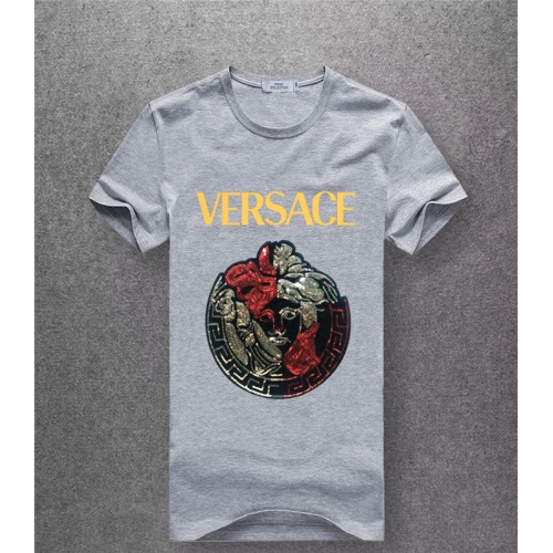 Cheap Versace T-Shirts Short Sleeved For Men #486059 Replica Wholesale [$26.50 USD] [ITEM#486059] on Replica Versace T-Shirts