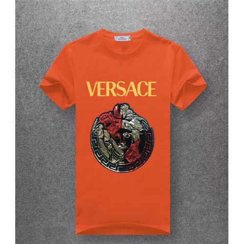 Cheap Versace T-Shirts Short Sleeved For Men #486064 Replica Wholesale [$26.50 USD] [ITEM#486064] on Replica Versace T-Shirts