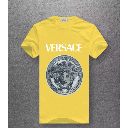 Cheap Versace T-Shirts Short Sleeved For Men #486066 Replica Wholesale [$26.50 USD] [ITEM#486066] on Replica Versace T-Shirts