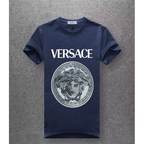 Cheap Versace T-Shirts Short Sleeved For Men #486071 Replica Wholesale [$26.50 USD] [ITEM#486071] on Replica Versace T-Shirts