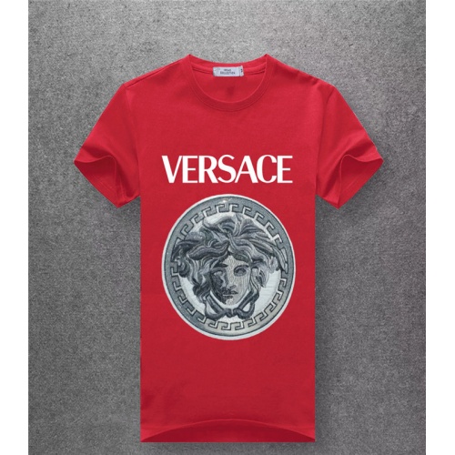 Cheap Versace T-Shirts Short Sleeved For Men #486073 Replica Wholesale [$26.50 USD] [ITEM#486073] on Replica Versace T-Shirts