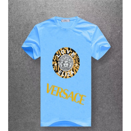 Cheap Versace T-Shirts Short Sleeved For Men #486173 Replica Wholesale [$24.50 USD] [ITEM#486173] on Replica Versace T-Shirts
