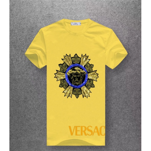 Cheap Versace T-Shirts Short Sleeved For Men #486201 Replica Wholesale [$26.50 USD] [ITEM#486201] on Replica Versace T-Shirts