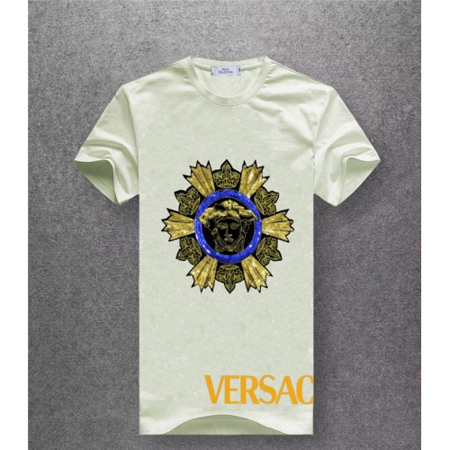 Cheap Versace T-Shirts Short Sleeved For Men #486202 Replica Wholesale [$26.50 USD] [ITEM#486202] on Replica Versace T-Shirts