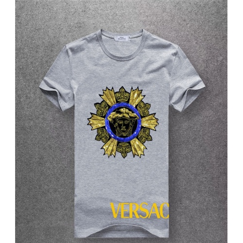 Cheap Versace T-Shirts Short Sleeved For Men #486204 Replica Wholesale [$26.50 USD] [ITEM#486204] on Replica Versace T-Shirts