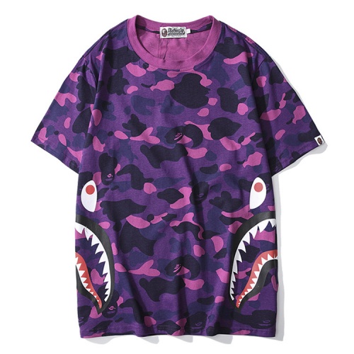 Cheap Bape T-Shirts Short Sleeved O-Neck For Men #486878 Replica ...