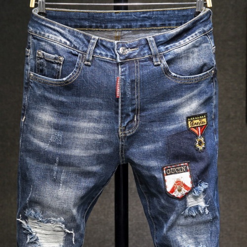 Cheap Dsquared Jeans For Men #487021 Replica Wholesale [$50.00 USD] [ITEM#487021] on Replica Dsquared Jeans