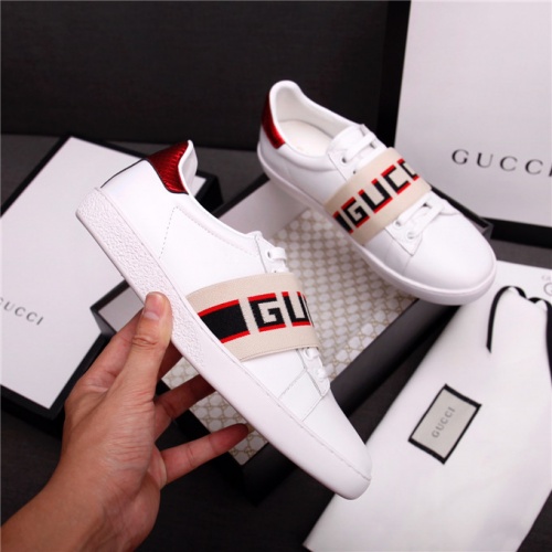 Cheap Gucci Casual Shoes For Men #487113 Replica Wholesale [$75.00 USD] [ITEM#487113] on Replica Gucci Casual Shoes