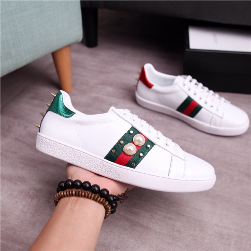 Cheap Gucci Casual Shoes For Women #487204 Replica Wholesale [$72.00 USD] [ITEM#487204] on Replica Gucci Casual Shoes