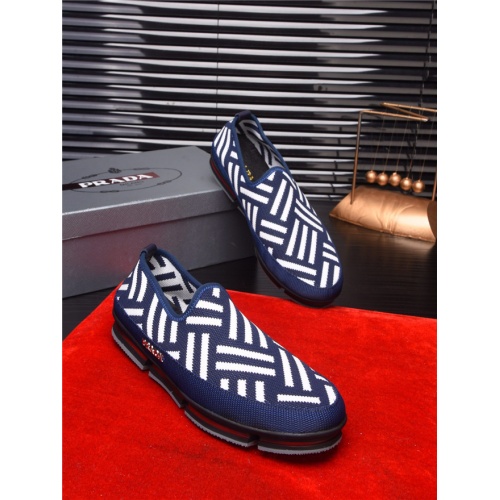 Cheap Prada Casual Shoes For Men #487351 Replica Wholesale [$75.00 USD] [ITEM#487351] on Replica Prada Flat Shoes