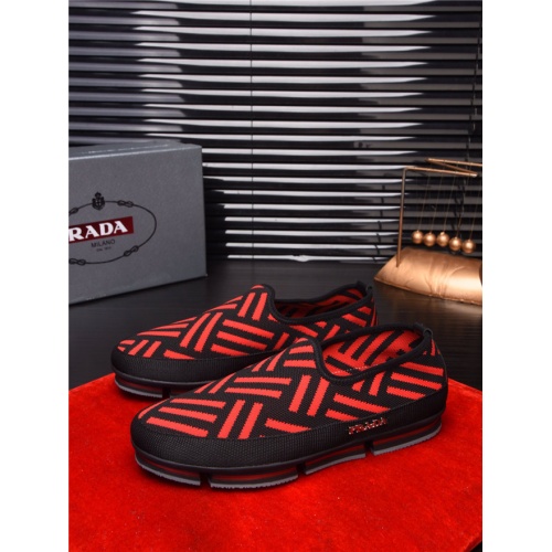 Cheap Prada Casual Shoes For Men #487353 Replica Wholesale [$75.00 USD] [ITEM#487353] on Replica Prada Flat Shoes