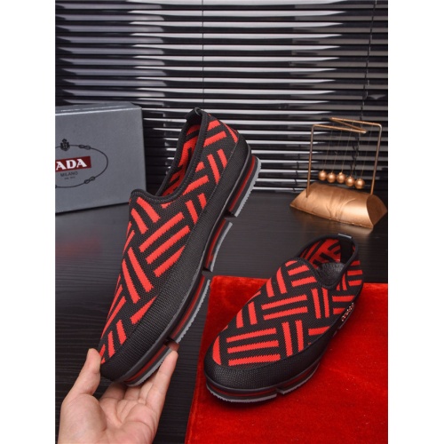 Cheap Prada Casual Shoes For Men #487353 Replica Wholesale [$75.00 USD] [ITEM#487353] on Replica Prada Flat Shoes