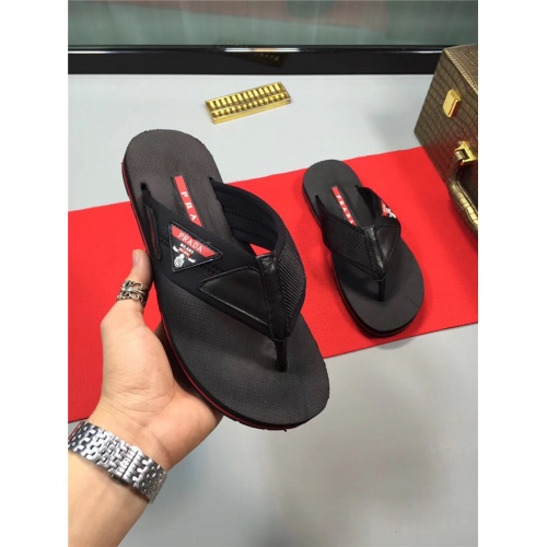 Cheap Prada Fashion Slippers For Men #487383 Replica Wholesale [$52.00 USD] [ITEM#487383] on Replica Prada Slippers