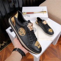 Cheap Versace Casual Shoes For Men #483046 Replica Wholesale [$78.00 USD] [ITEM#483046] on Replica Versace Flat Shoes